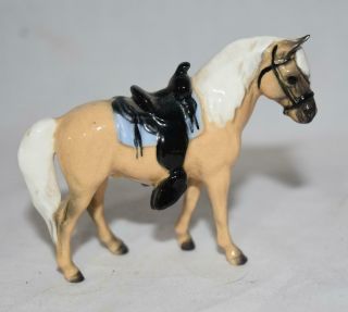 Hagen Renaker Western Horse W/blue Saddle Pad Figurine
