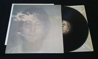 John Lennon Imagine Lp - Orig 1971 - Shrink - Apple Sw3379,  Poster - Rare