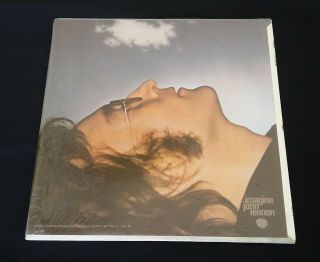 John Lennon Imagine LP - ORIG 1971 - SHRINK - APPLE SW3379,  poster - RARE 2