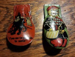 Felix The Cat And Peters Weatherbird Shoes Clicker Penny Vintage Toy
