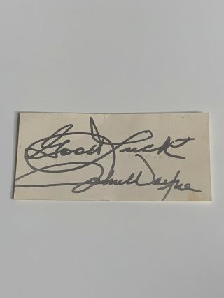 Authentic Hand Signed John Wayne “the Duke” Autographed Business Card