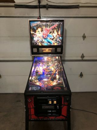 Spiderman Pinball Machine In Great And Priced To Sell Fast
