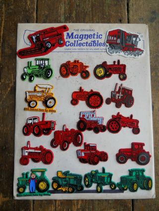 19 Case Ih International Harvester John Deere Refrigerator Magnet Farm Tractors