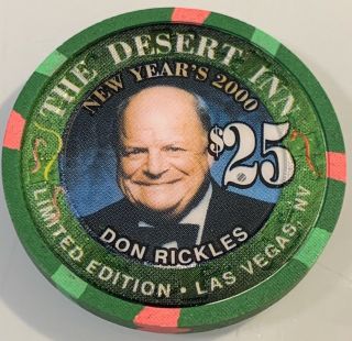 The Desert Inn Don Rickles $25 Casino Chips Las Vegas Nevada 3.  99