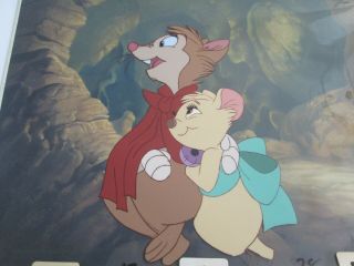 The Secret of Nimh Don Bluth 1982 Mrs.  Brisby Cel on Production Background 2