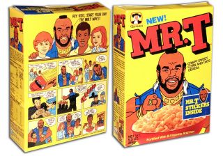 Quaker Mr.  T Cereal Box