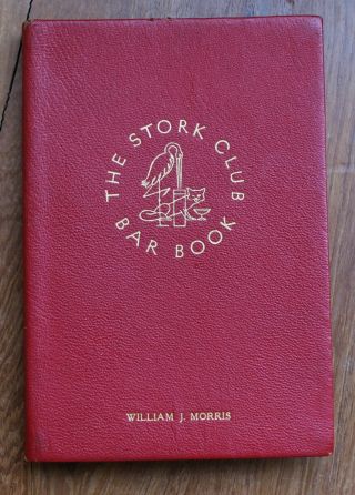 Stork Club Bar Book 1946 1st Edition Hard Cover Drink Bar Recipes Mixology