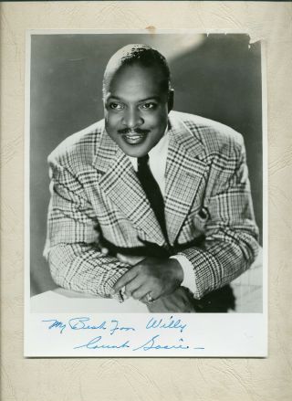Count Basie (1904 - 1984) - American Jazz Pianist - Signed Large Photo - Autograph