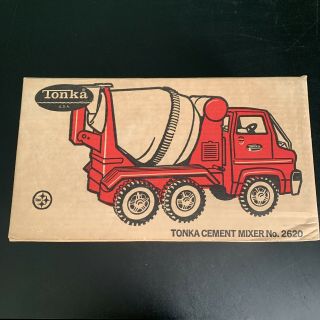 Vintage 1970s Tonka Cement Mixer Truck 2620 Box Only