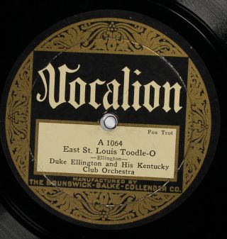 Duke Ellington And His Kentucky Club Orchestra Vocalion 1064 V,  Pre War Jazz 78