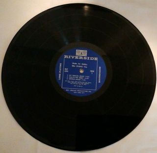 1st FIRST PRESS BILL EVANS TRIO Waltz for Debby LP Vinyl JAZZ VG 1961 (RLP 399) 3
