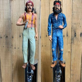 Cheech And Chong Up In Smoke Tap Handle Pair For Beer Kegerator 2 Handles