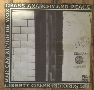 Crass - Stations Of The Crass Double Album Punk Anarchy Vinyl Record