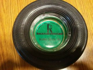 Remington Tire Ash Tray,  Heafner Tire Company,  Lincolnton,  N.  C.