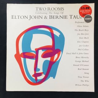 Elton John Two Rooms Holland Dutch Mercury Inners 1991 Vinyl 2lp Nm