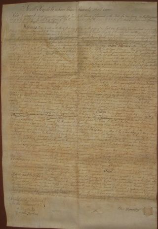 1784,  Jersey,  Land Confiscated,  Fugitives And Offenders,  Signed Moses Scott