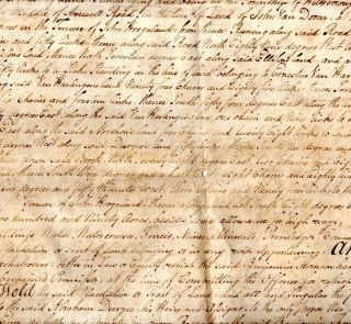 1784,  Jersey,  land confiscated,  fugitives and offenders,  signed Moses Scott 5