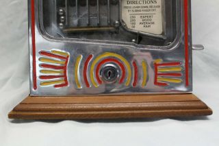 Whiz Ball 1¢ Counter Top Skill Game 1930’s Style Pace Mfg Co.  (WITH KEYS) 5
