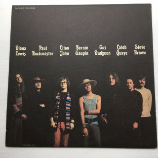 1970 Elton John Self - Titled S/T LP Record MCA UNI 73090 EX,  LP Liner 2