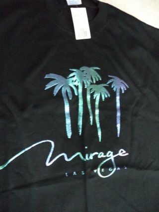Mirage Casino Las Vegas Black T - Shirt Men 