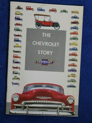 Vintage 1911 - 1950 Chevrolet Story Book Auto Truck Auto History Photos Firsts