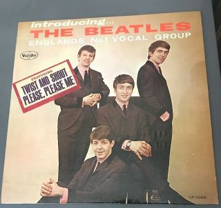 Introducing The Beatles Vee Jay Records Black Label Mono Vjlp 1062 Version Two