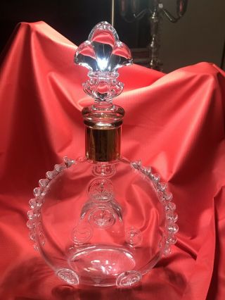 BACCARAT REMY MARTIN LOUIS XIII GRANDE CHAMPAGNE COGNAC CRYSTAL DECANTER 11” 6