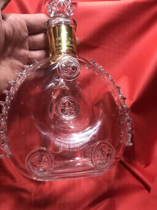 BACCARAT REMY MARTIN LOUIS XIII GRANDE CHAMPAGNE COGNAC CRYSTAL DECANTER 11” 8