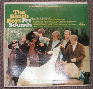 The Beach Boys Pet Sounds Vinyl 33rpm Capitol Vg,