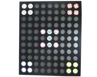 Chip Insert 99 Casino Chips Display Board 20 X 24 Holds 99 Favorite Chips