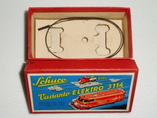 ULTRA RARE 1950 ' s SCHUCO MICHELIN TIRES VARIANTO ELEKTRO 3114 TIN VAN BOX SIGN 10