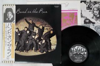 Paul Mccartney & Wings Band On The Run Apple Eps - 80235 Japan Obi Vinyl Lp