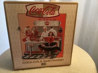 The Barbie Coca Cola Soda Fountain Limited Edition Nrfb