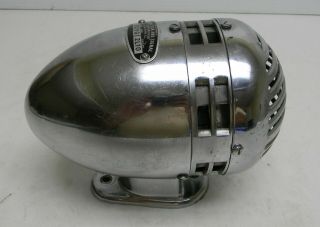 Federal Sign And Signal Siren 12v,  Chrome Fire,  Police Model Vg Perfect