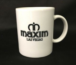 Rare Vintage Maxim Casino Las Vegas 8 Ounce Coffee Mug - Closed Hotel 1977 - 2001