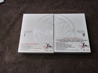 Fate Zero Limited Edition Part 1 2 English Dub Aniplex Out Of Print Soundtracks