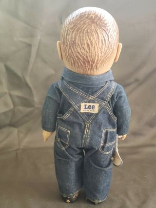 Vintage Buddy Lee Doll In Overalls 3