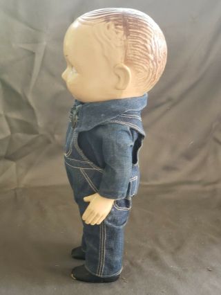 Vintage Buddy Lee Doll In Overalls 4