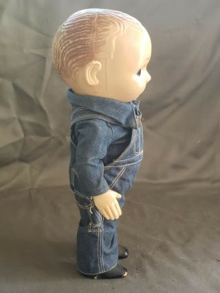 Vintage Buddy Lee Doll In Overalls 5