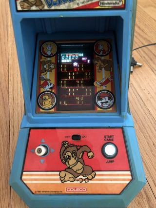 Coleco Tabletop Donkey Kong Videogame Vintage