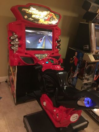 Fast And Furious Bikes Full Size Arcade Sit Down Driving Motorcycle Game
