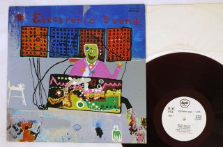 George Harrison Electronic Sound Apple Ap - 8783 Japan Promo Red Vinyl Vinyl Lp