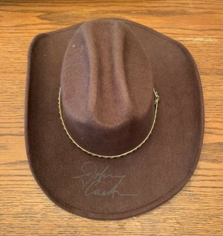Johnny Cash And June Carter Cash Signed Cowboy Hat