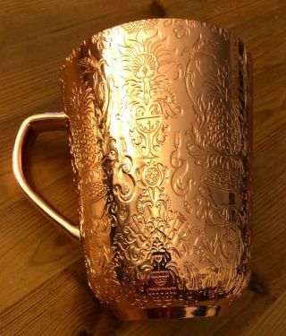 Absolut Elyx Vodka Copper Moscow Mule Cup Thick Copper Mug Rare