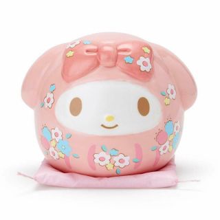 Sanrio My Melody Flower Daruma Style Savings Box