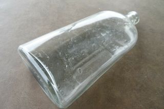 SCARCE CLEAR GLASS WARNER ' S SAFE CURE ROCHESTER YORK BOTTLE - Applied Top. 6