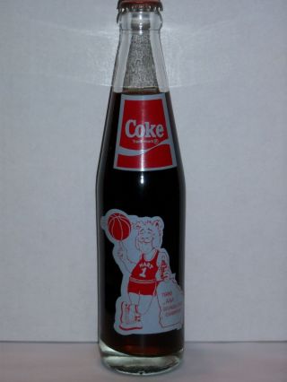 10 Oz Coca Cola Commemorative Bottle - 1986 Hart County Aaa Champions (error)