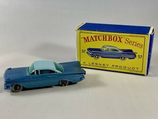 Matchbox Lesney 57 Chevrolet Impala With Box