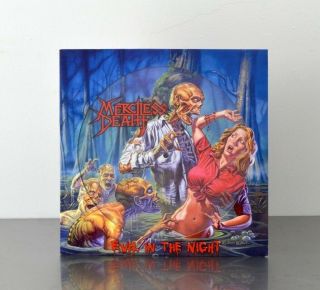 Merciless Death Evil In The Night Picture Disk Lp 2007 Rare Thrash Sodom Slayer