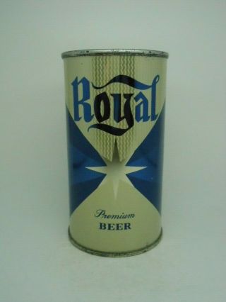 Royal Premium Flat Top Beer Can - Royal Brewing - Chicago Illinois